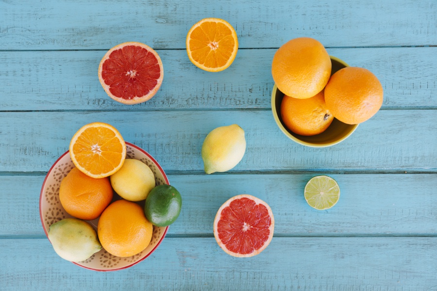 Eat citrus fruits for anti-aging. Best anti-aging foods to eat daily. Grapefruits, oranges, lime and lemons are best glowing skin foods. Anti-aging foods. 