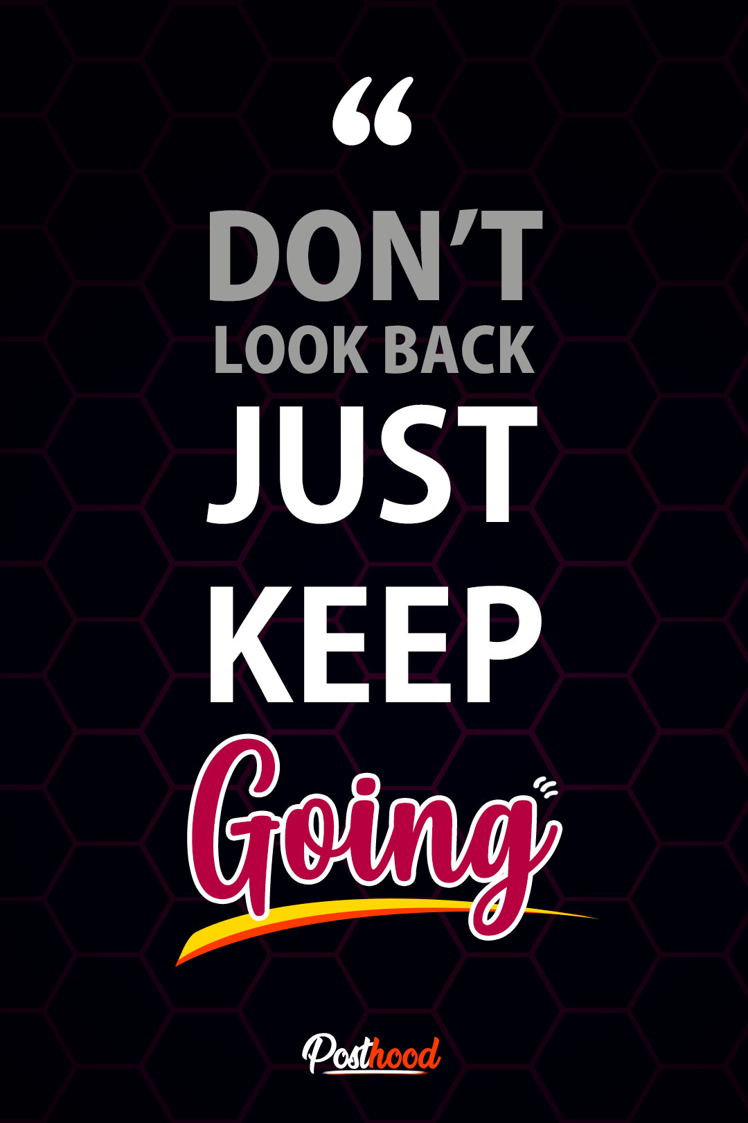 Don’t Look Back, Just Keep Going. Set These Fitness Motivation Quotes on your wall and keep moving. Inspiring Quotes to motivate you to keep going.