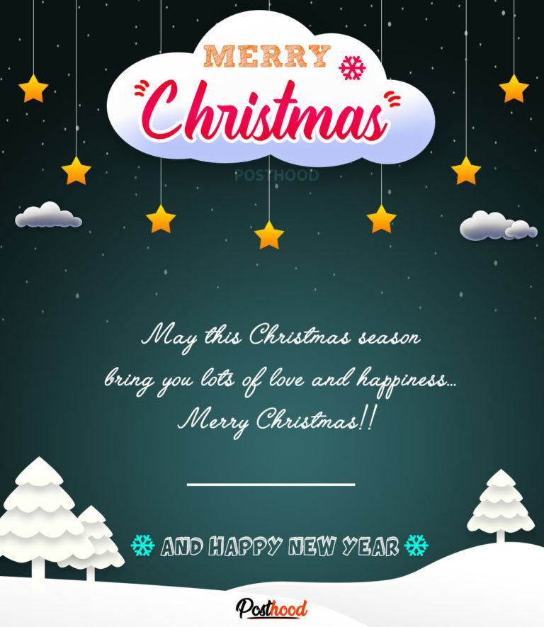 25 Beautiful Merry Christmas Wishes For Your Loved Ones – Posthood