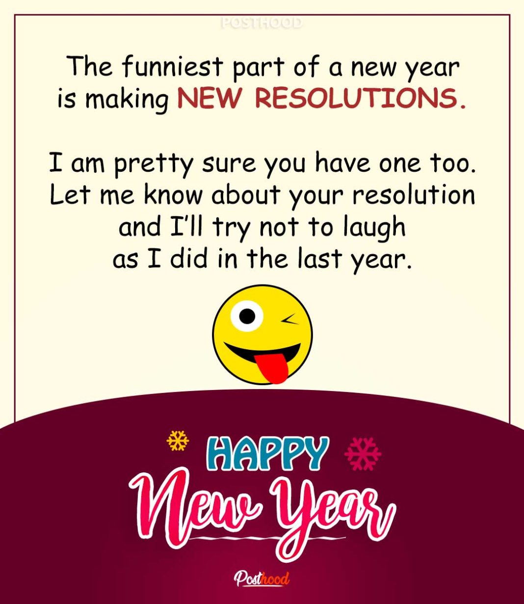 35 Hilarious and Funny New Year Wishes For Friends To Screw Posthood