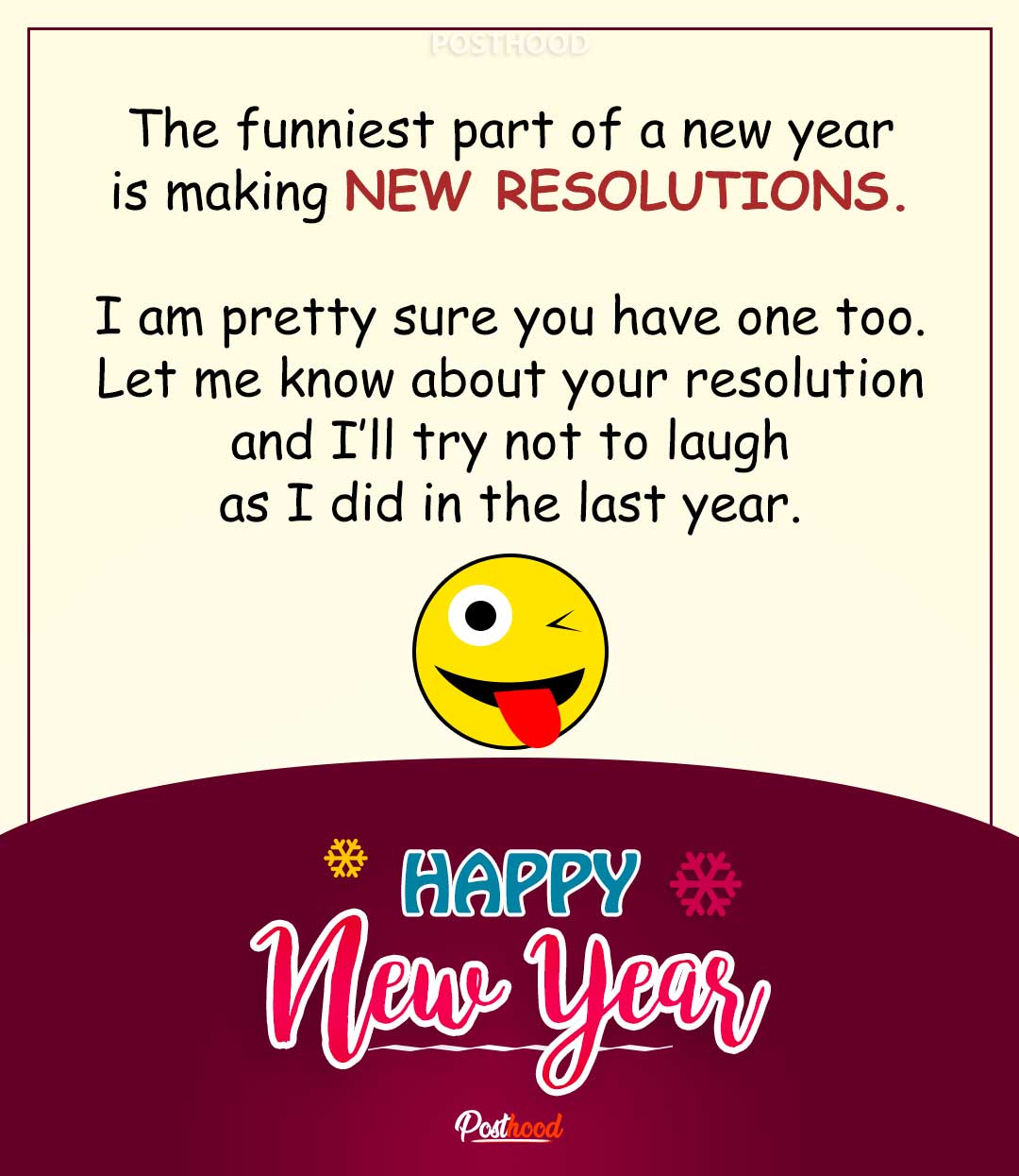 Funny New Year wishes for friends who break New Year Resolutions in the first month. Thanks for giving me another chance to laugh again. 