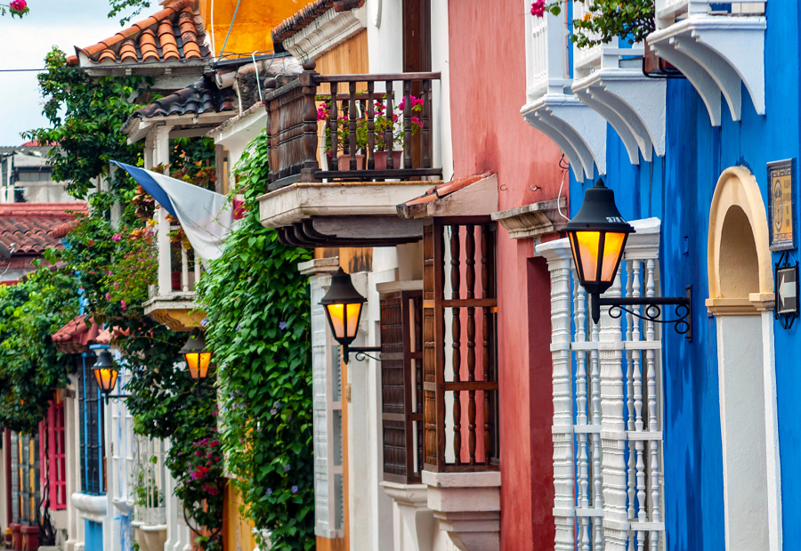 The colorful house of Colombia. Find the 10 Cheapest Travel Destinations To Visit In 2021.