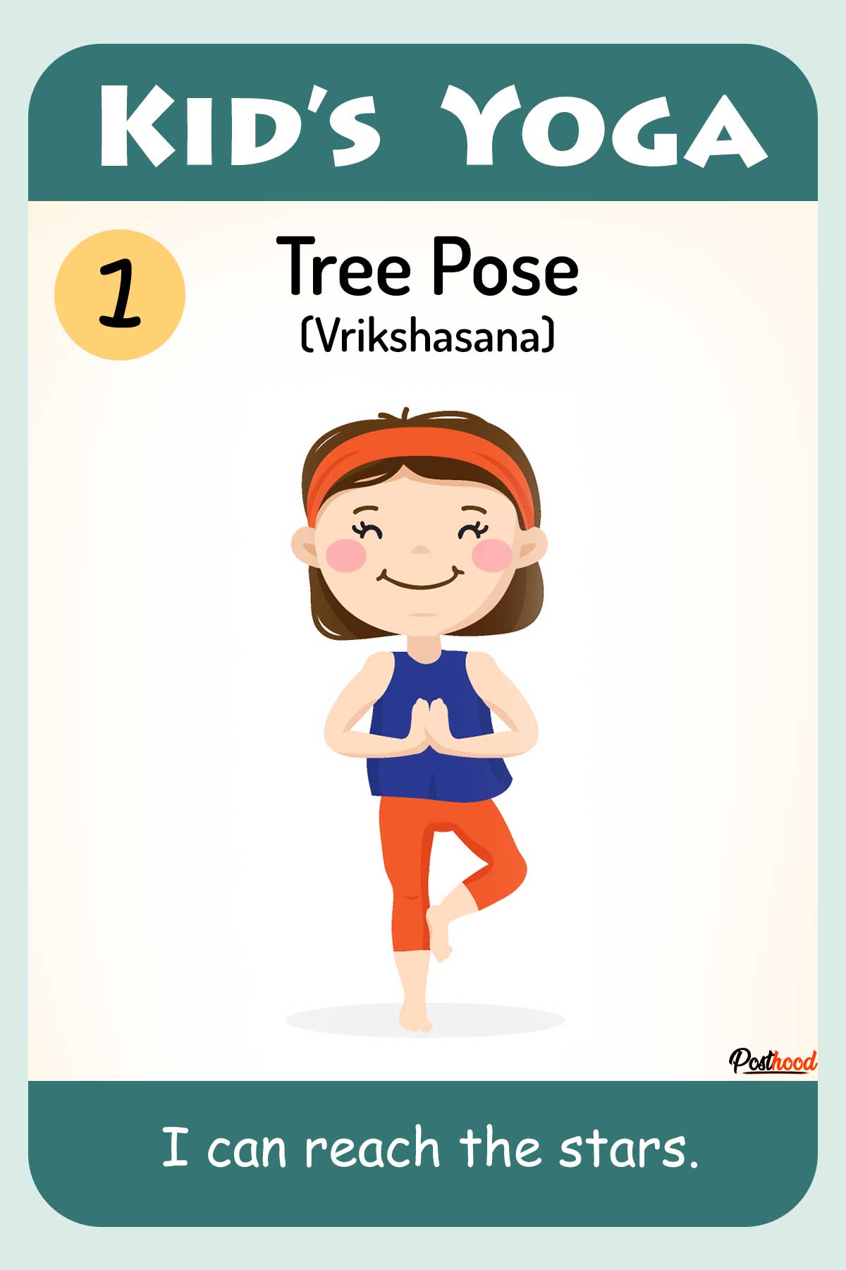 Super easy and funny yoga poses for kids to practice every day to sharpen their mind and bring fitness. Printable kids yoga cards. 