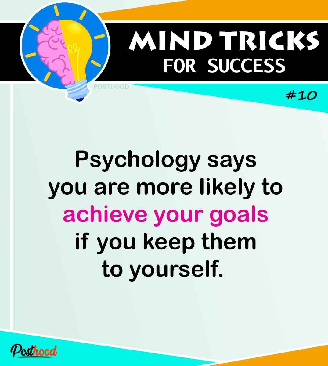 Do you ever trick your mind to get success and achieve desired goals? Get the right mindset by training your mind for success.