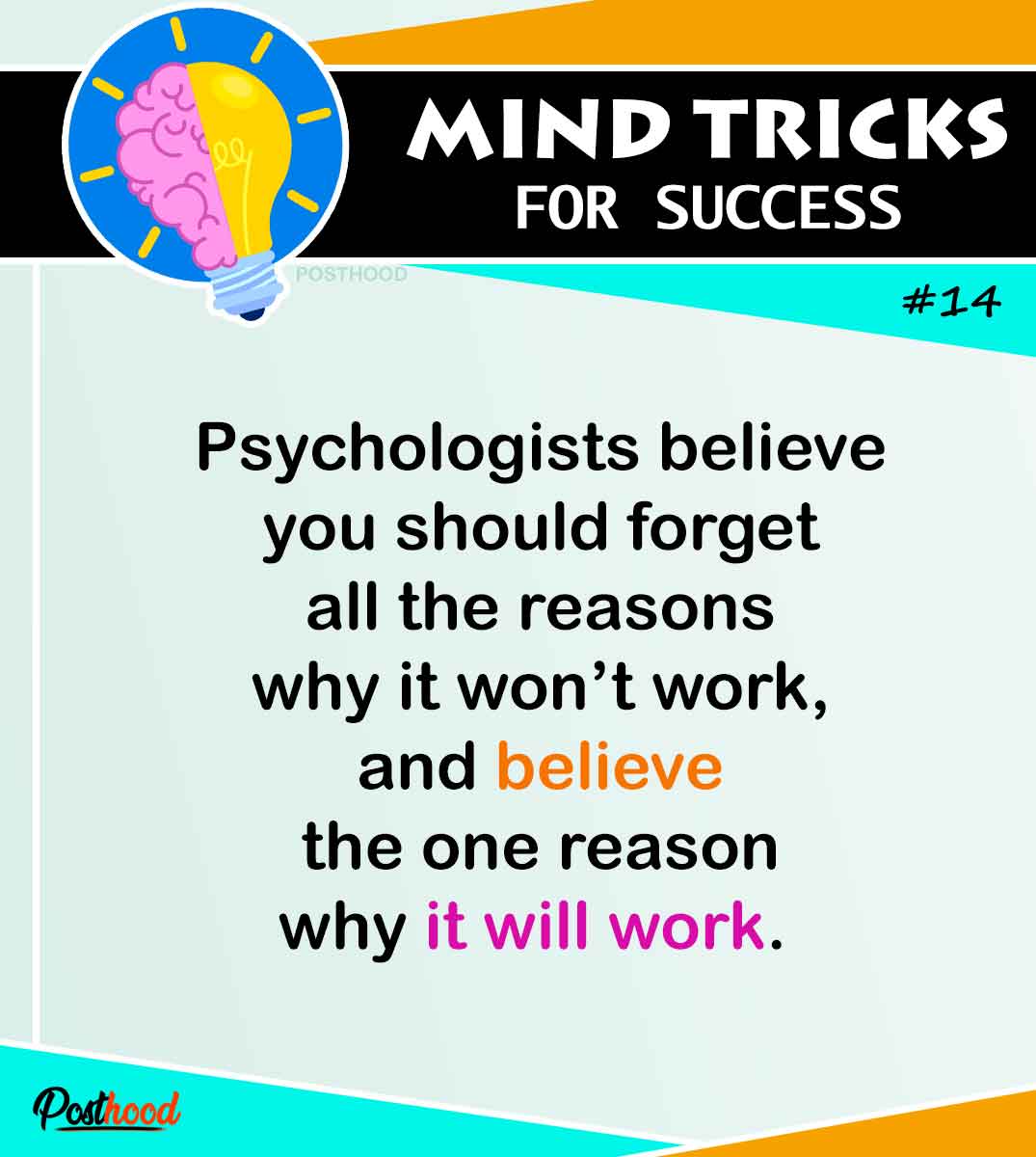 Get the right mindset with these amazing mind tricks that you can use to achieve success and greatness in life.