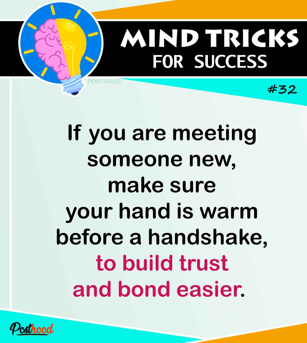 Meeting someone new? Try this amazing mind trick to influence them positively with your personality. Mind tricks and hacks.