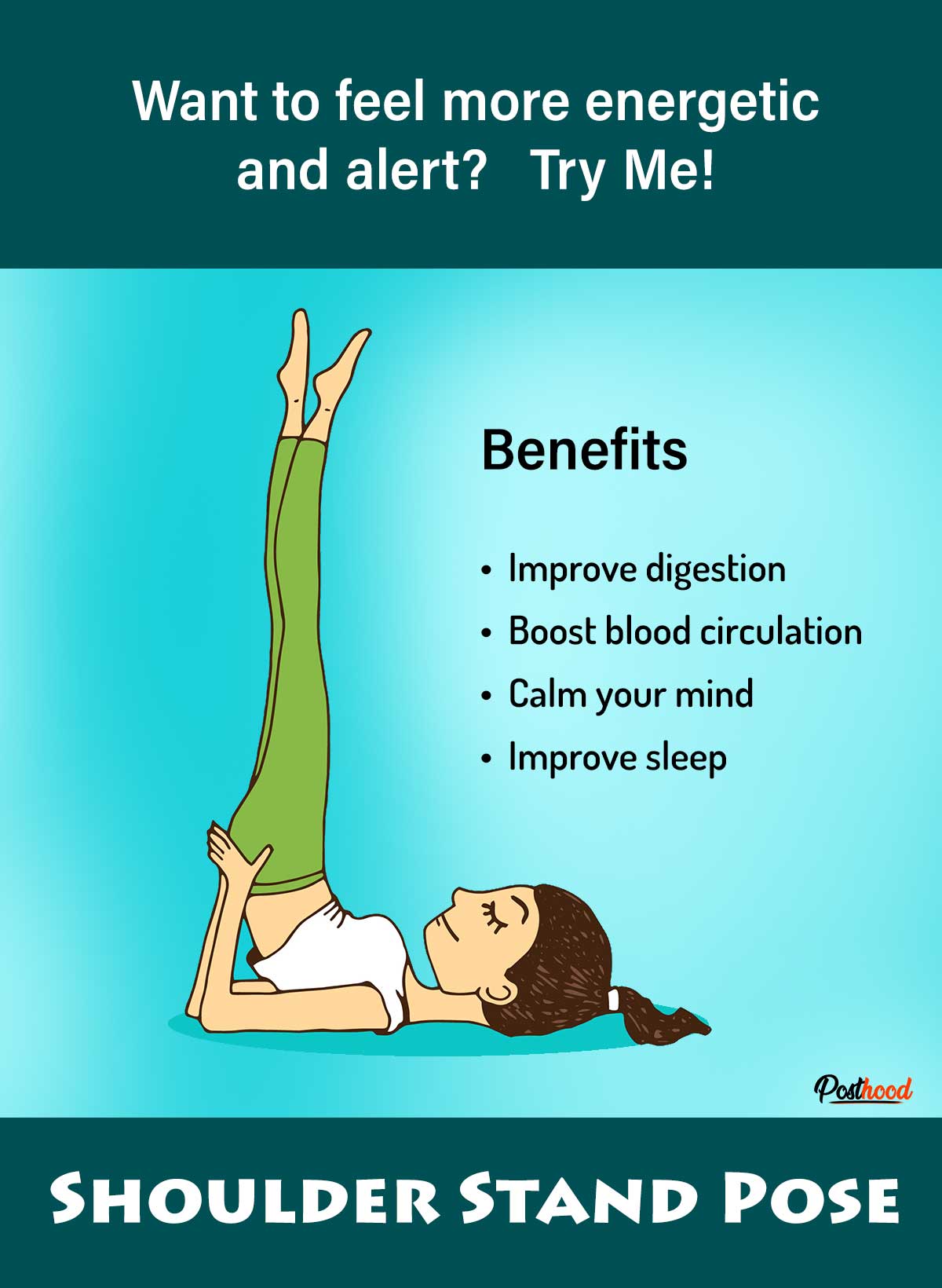 Best morning yoga poses that you should practice every day for more energetic and productive day. Boost your everyday performance with these easy-to-do yoga poses.